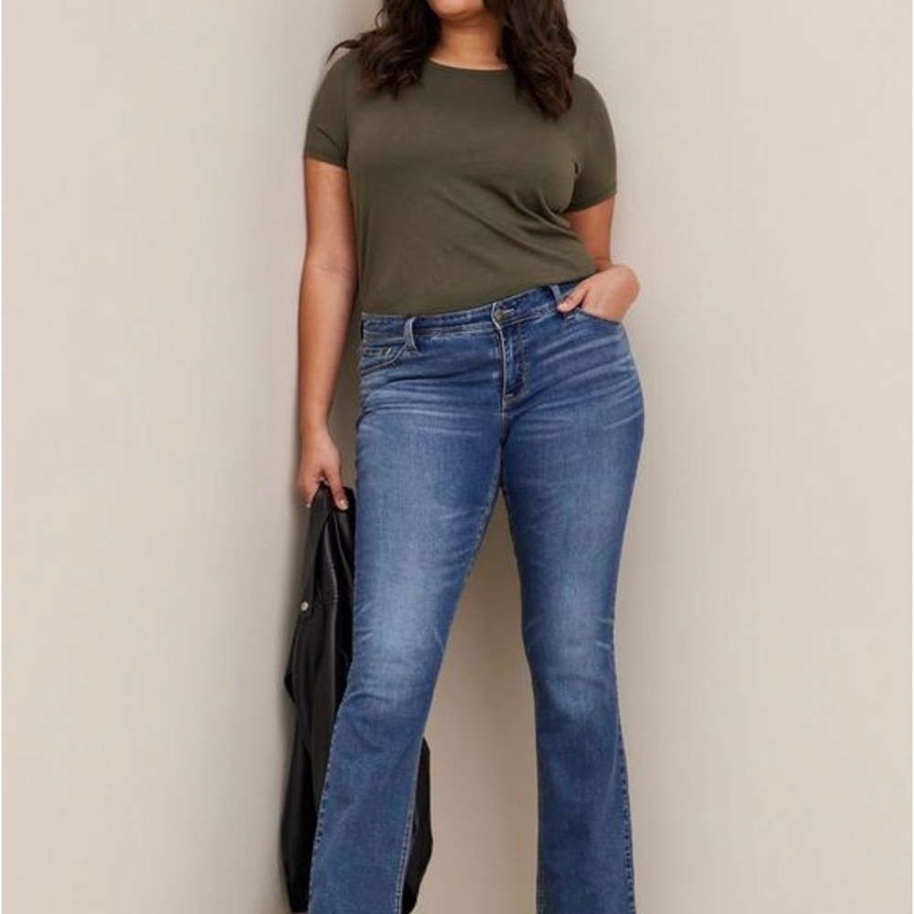 Torrid Gray Sky High and Blue Luxe Skinny Jeans for Women